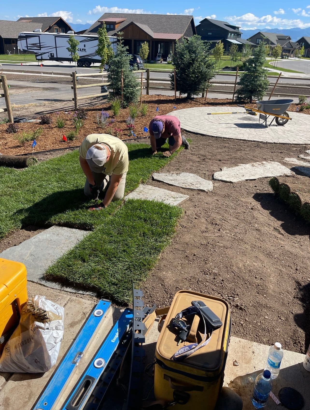 Full Yard Landscaping and Sod Install Done the Right Way image