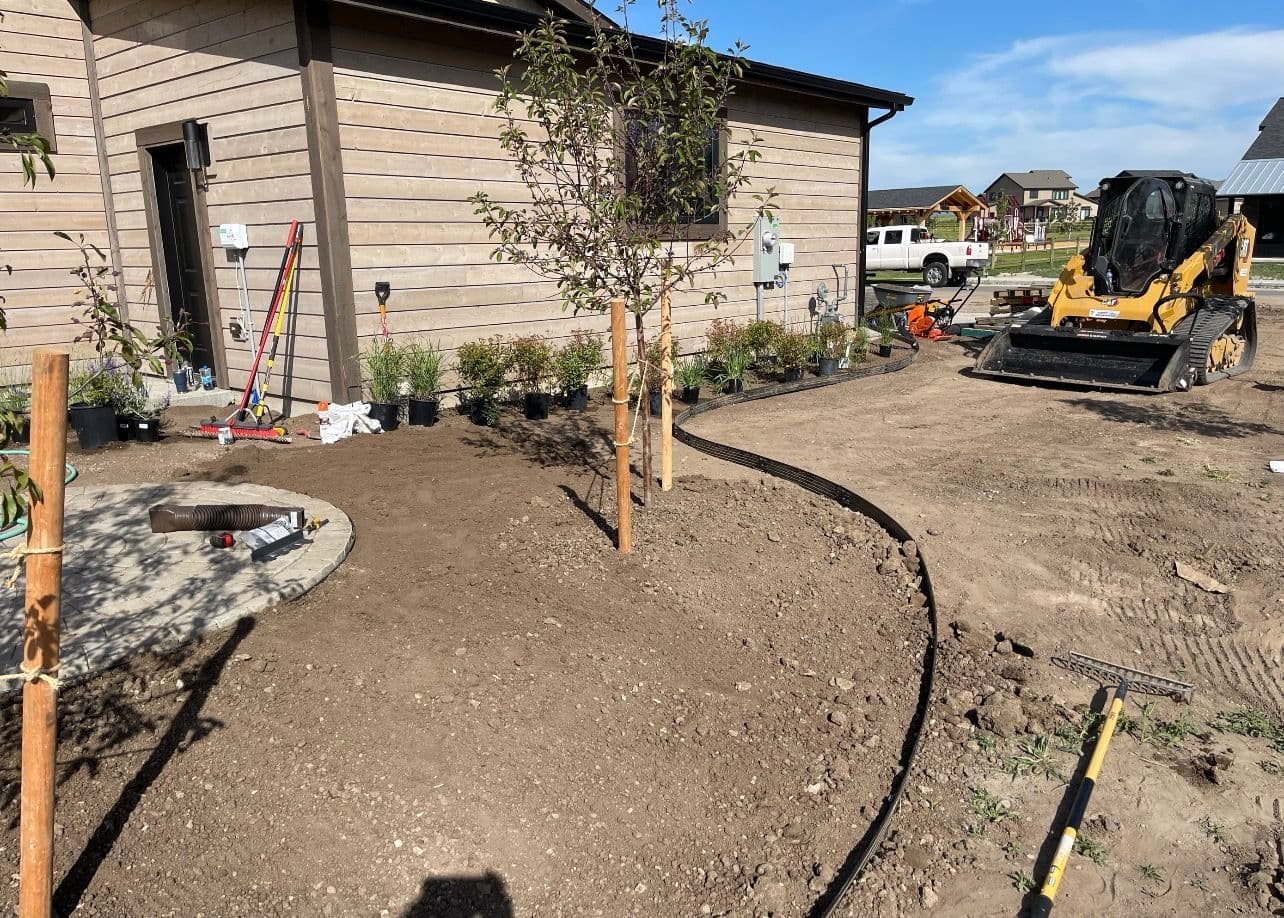 Gallery photos for Full Yard Landscaping and Sod Install Done the Right Way: Image #1