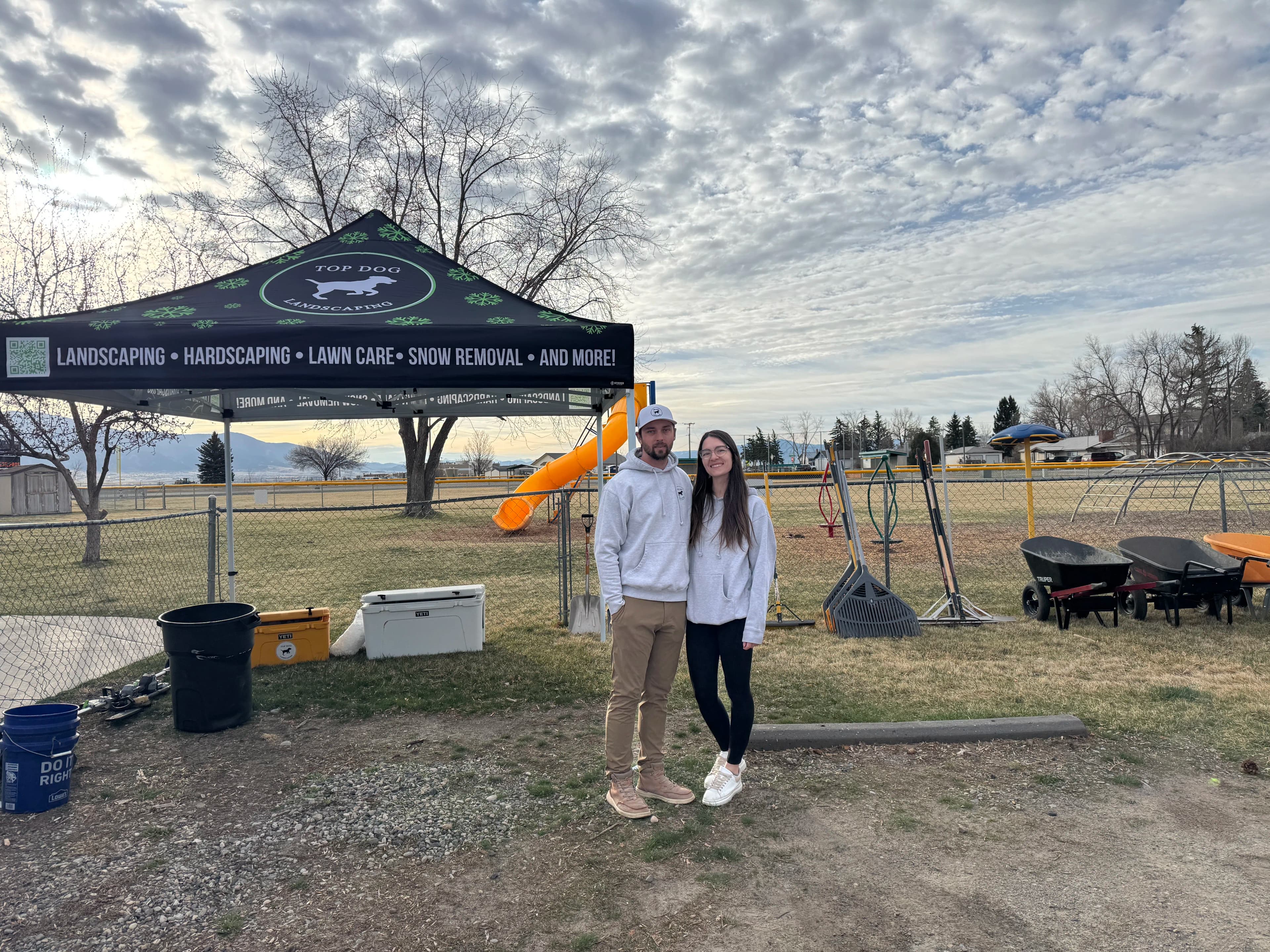 Project Giving Back at the Belgrade Baseball Fields image