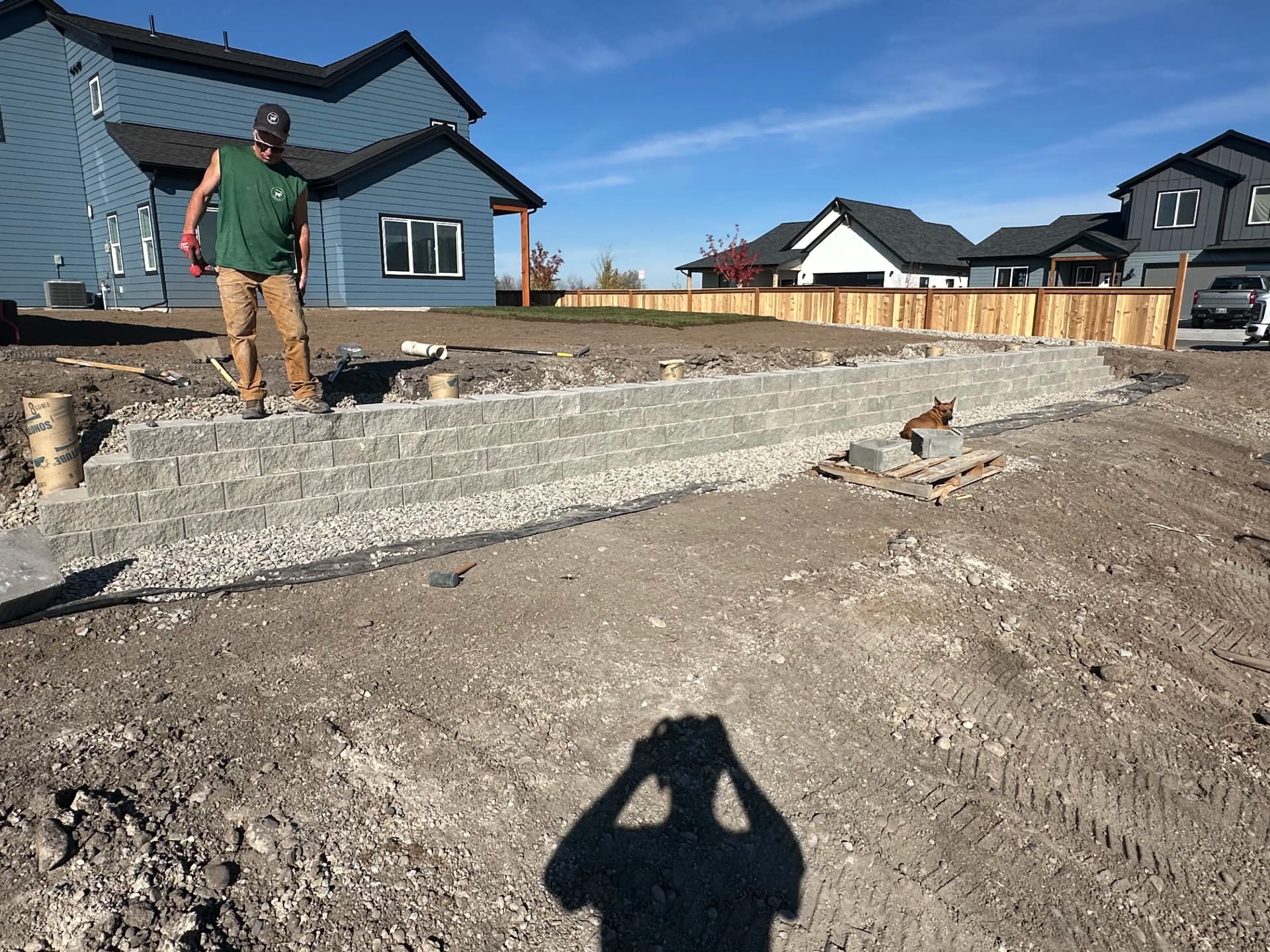 New Build Retaining Wall Done Right in Bozeman image