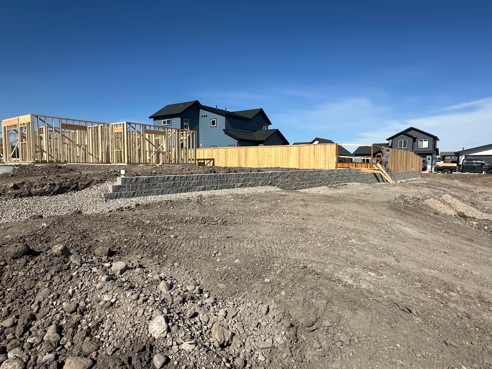 Gallery photos for New Build Retaining Wall Done Right in Bozeman: Image #3