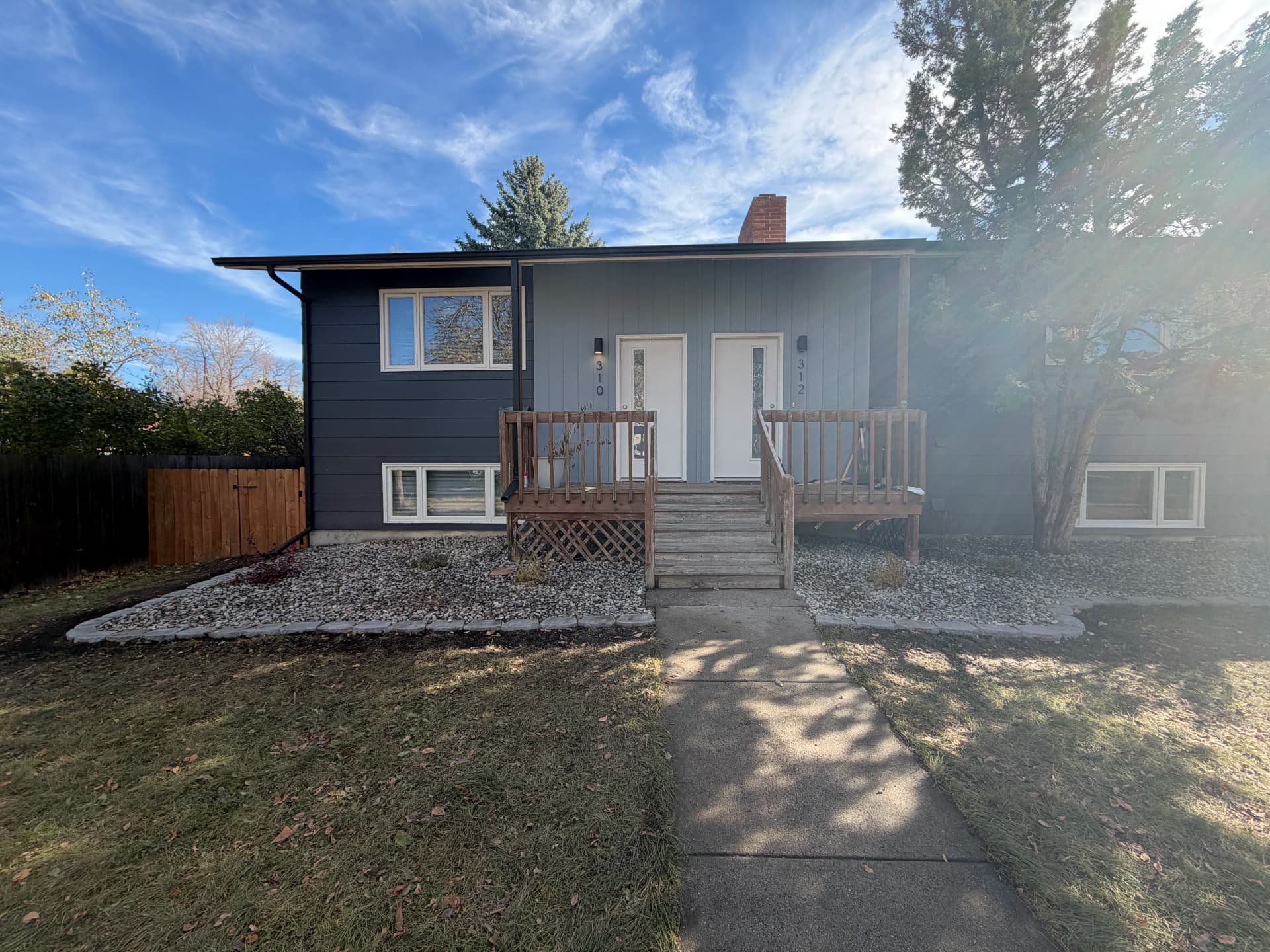 Rock Beds, Paver Edging, and a Dog Run in Bozeman image